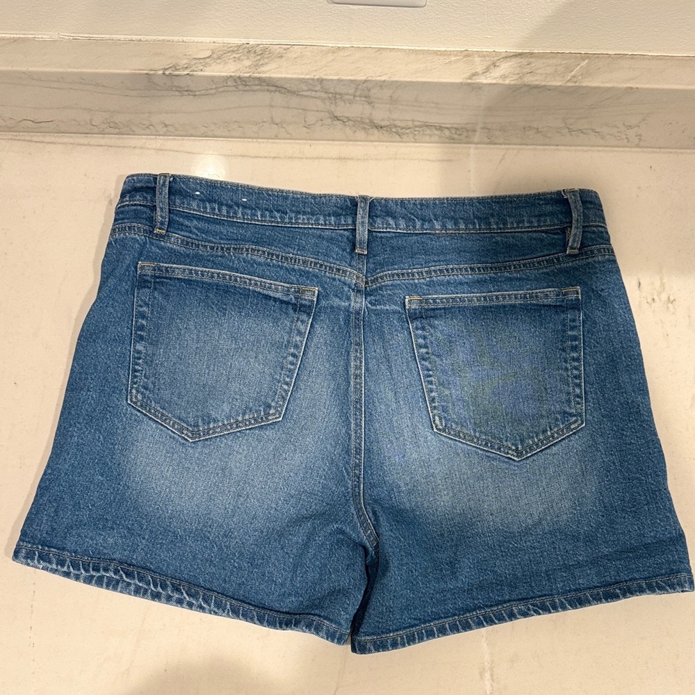 LOFT Medium Blue Denim Women's Jean Shorts - Picture 4 of 5